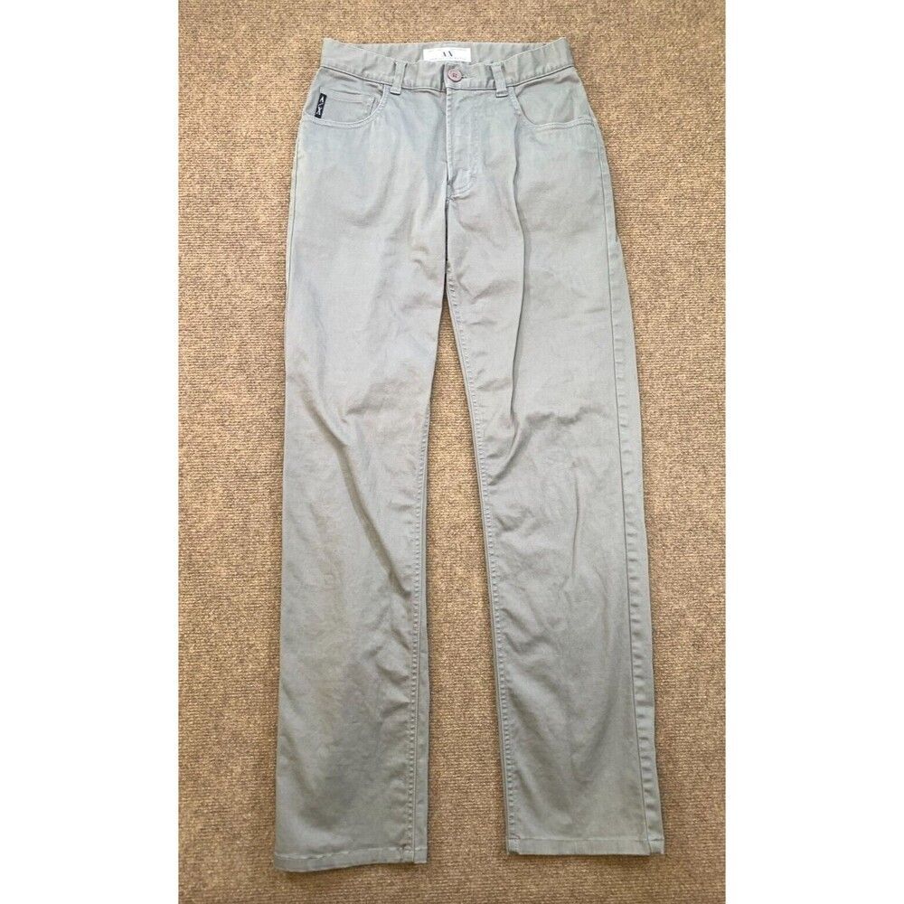 Armani Exchange Chino‎ Pants Womens 2 Mid Rise Straight Leg Stretch Cotton